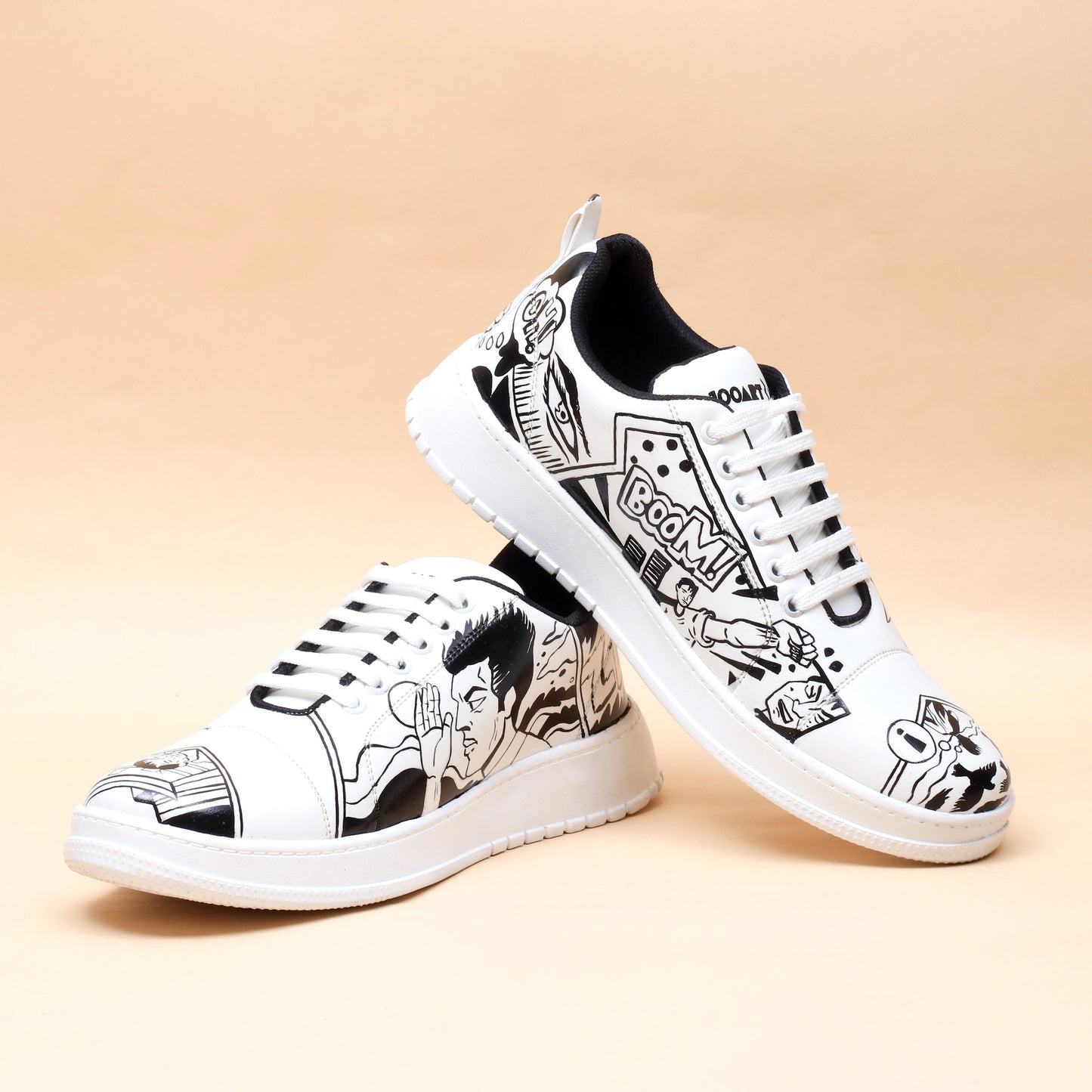 Hand-Painted Sneakers Comics 2.0