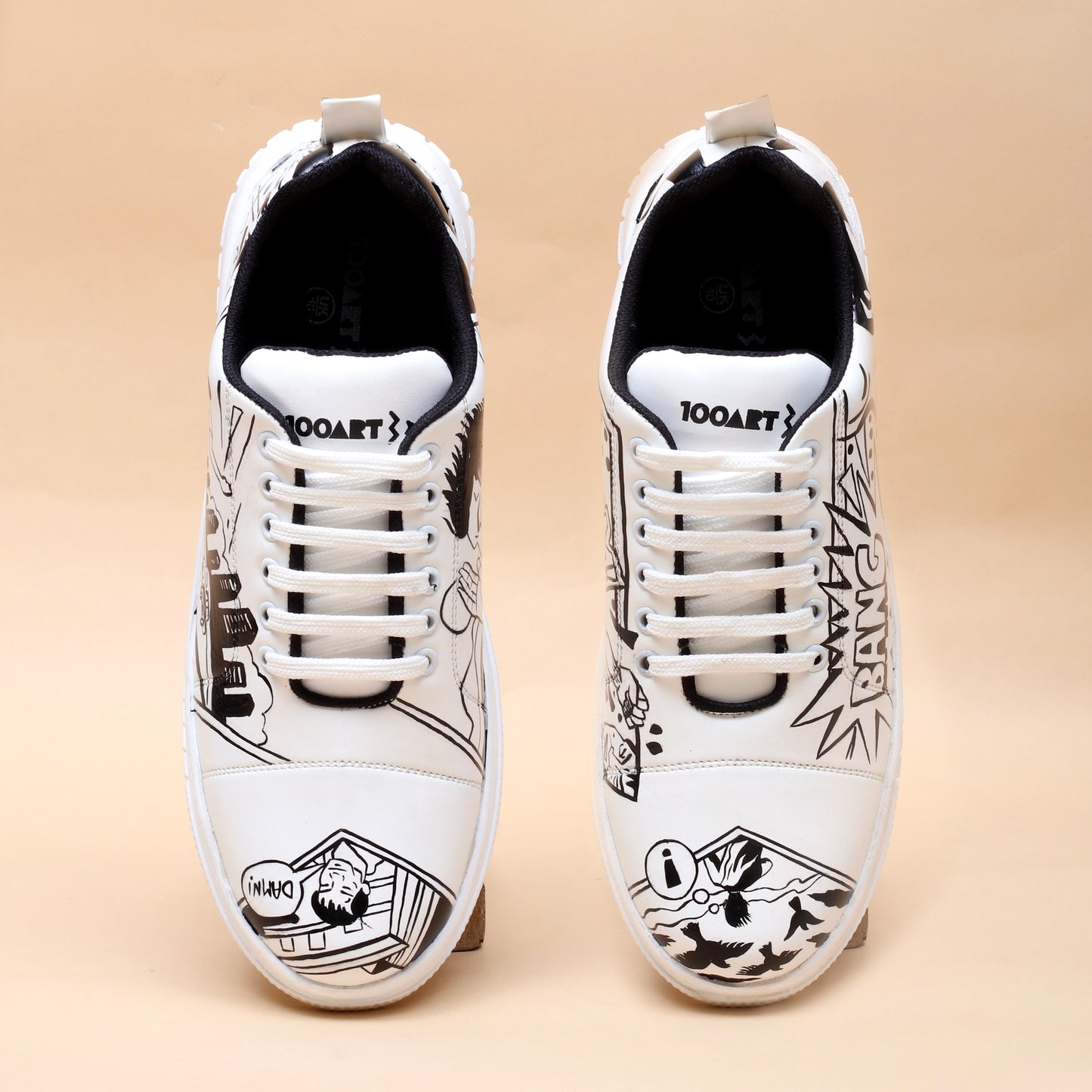 Hand-Painted Sneakers Comics 2.0