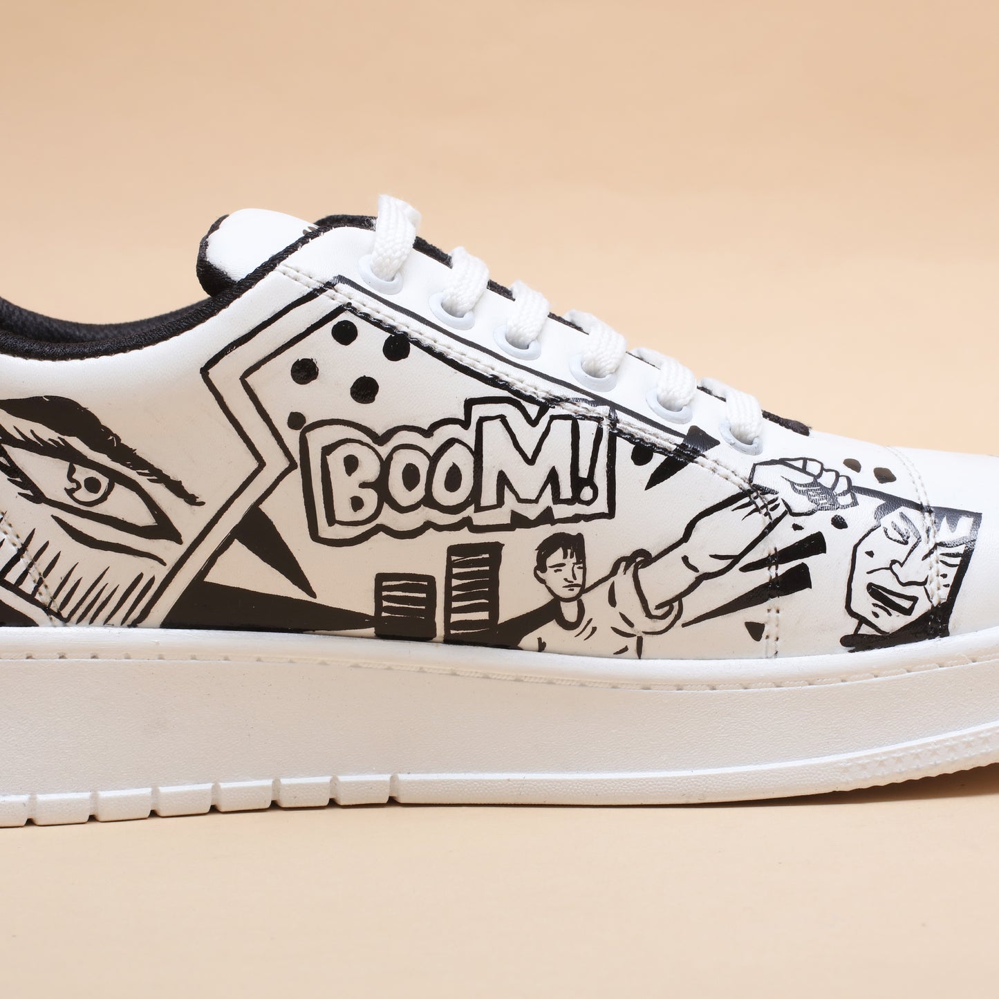 Hand-Painted Sneakers Comics 2.0