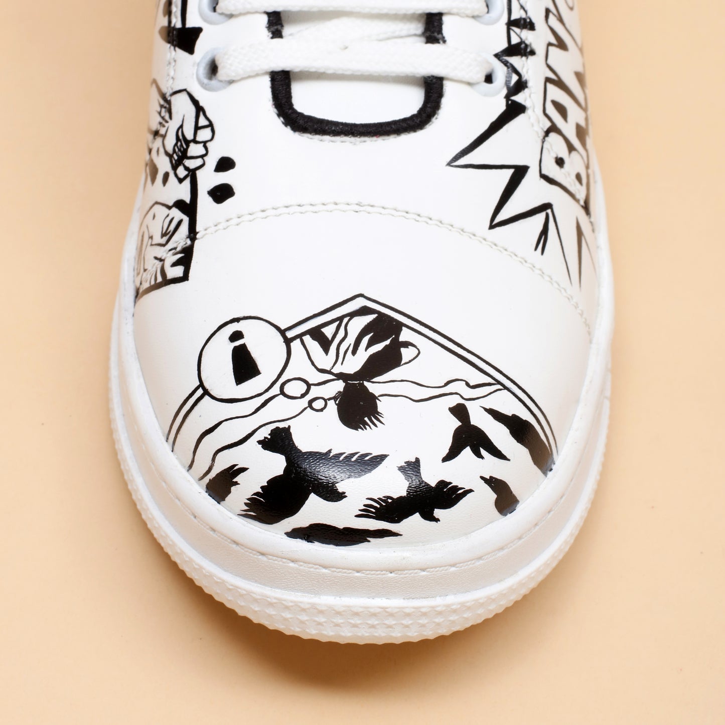 Hand-Painted Sneakers Comics 2.0