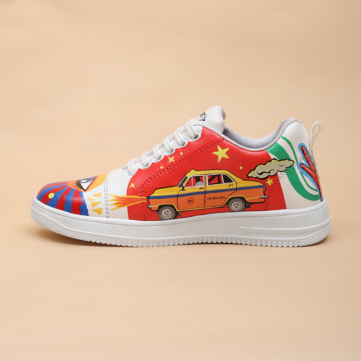 Hand-Painted Sneakers Pop-Art