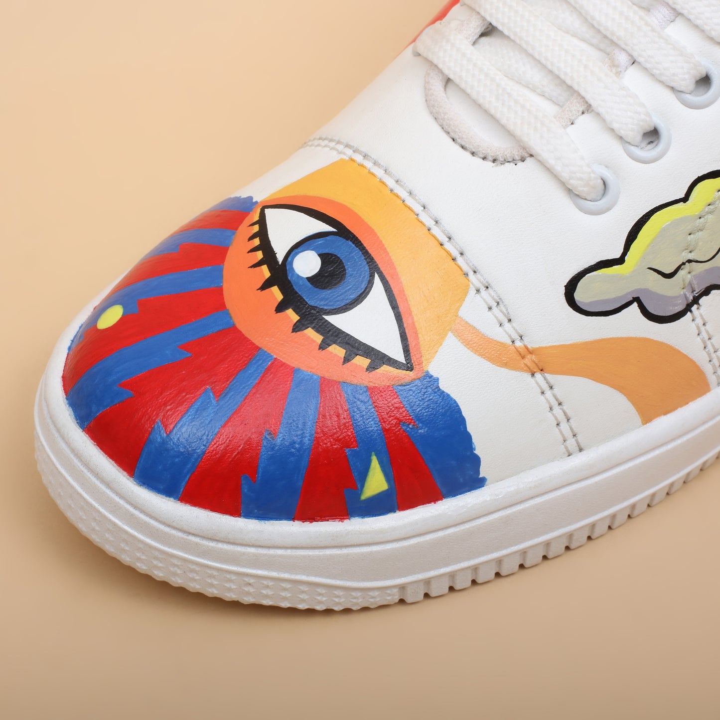 Hand-Painted Sneakers Pop-Art