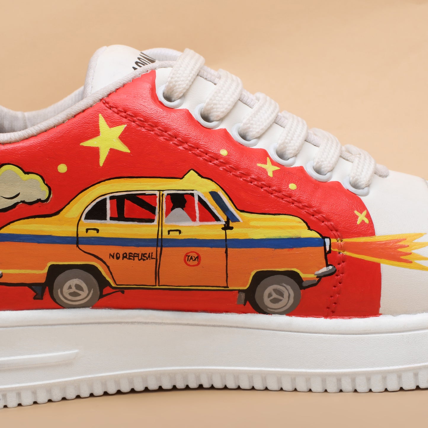 Hand-Painted Sneakers Pop-Art