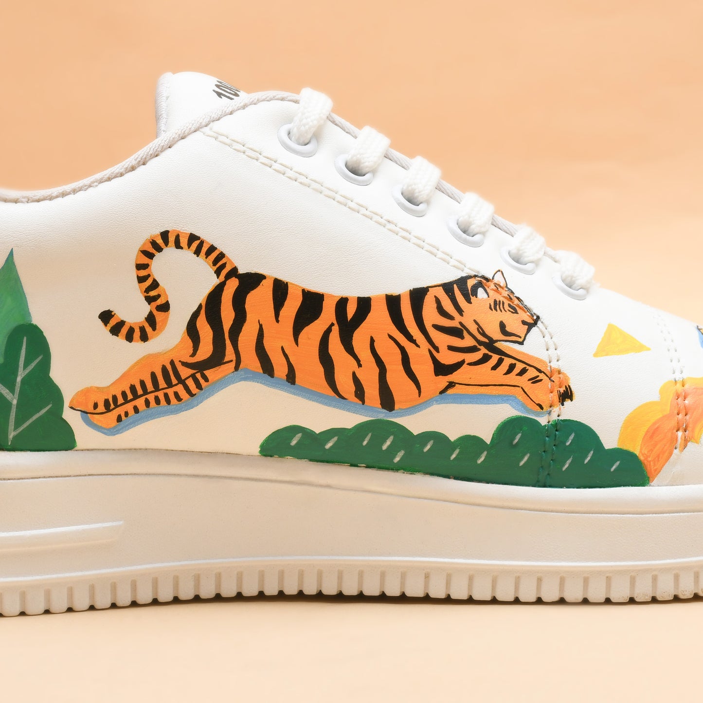 Hand-Painted Sneakers Beast