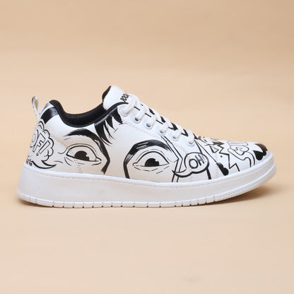 Hand-Painted Sneakers Comics