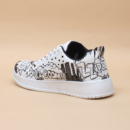 Hand-Painted Sneakers Comics