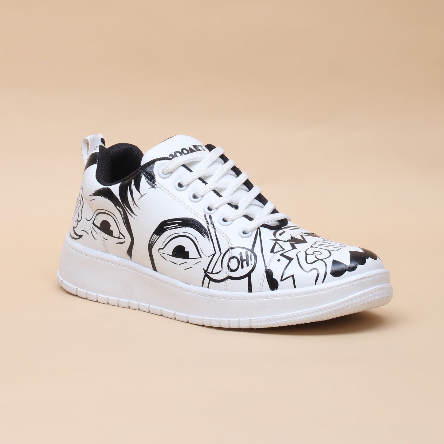 Hand-Painted Sneakers Comics