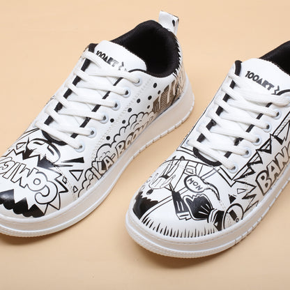 Hand-Painted Sneakers Comics