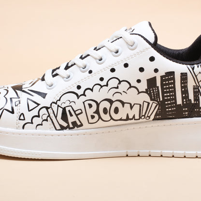 Hand-Painted Sneakers Comics