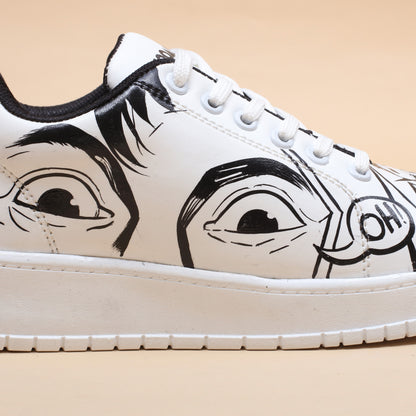 Hand-Painted Sneakers Comics