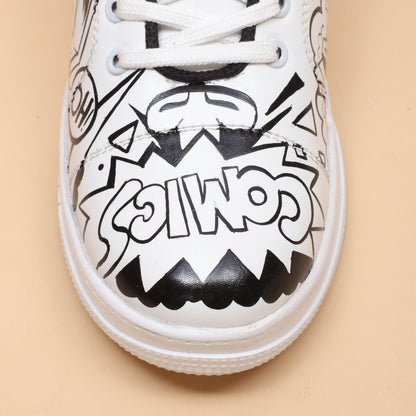 Hand-Painted Sneakers Comics