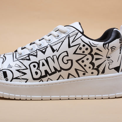 Hand-Painted Sneakers Comics